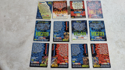 Marvel Vs Dc / 12 Trading Cards - Tarjetas (skybox 1995) 1