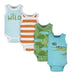 Gerber Pack of 4 Babies' Muscle Style Bodysuits Cienaga 0