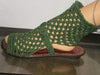 Punto Sabrina Urbano Crochet Woven Booties 0