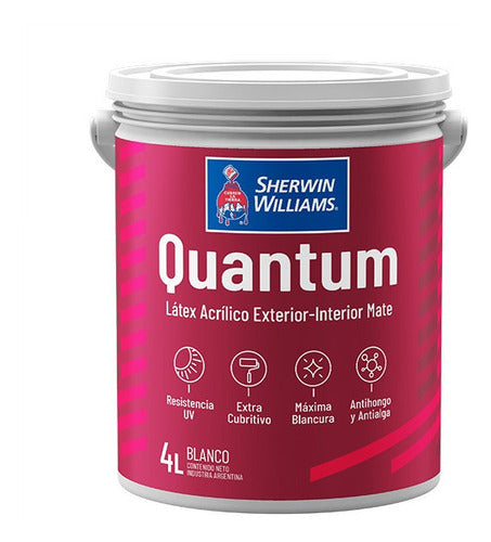 Latex Quantum Interior Exterior  X 20 Lts Sherwin Williams 0