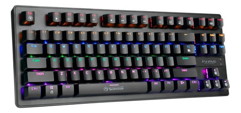 Combo Gamer Teclado Mecanico Mouse Tira Led Rgb Mem 15 1