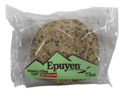 Epuyén Light Sugar-Free Oat and Chia Alfajor 0