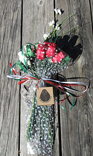 The Original Wooden Rose Christmas Flower Bouquet Closed Bud (2 Dozen) 3