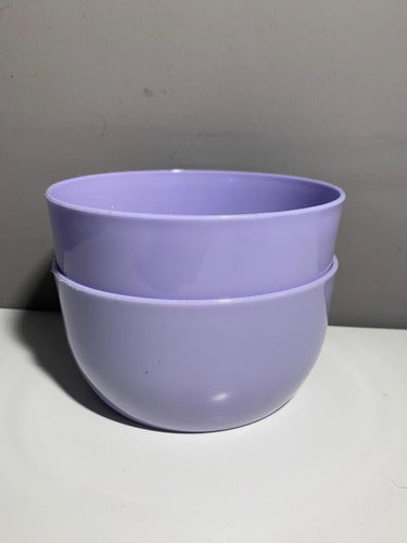 Bowl Plastico Lila De 15cm Recipiente Compotera Cereales 4