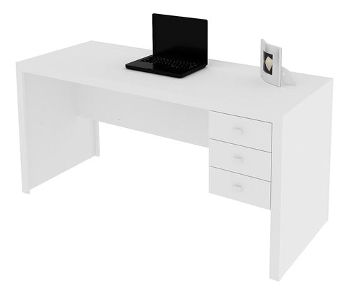 Mesa Para Escritório Me4113 Mdp Branco - Gran Belo 2