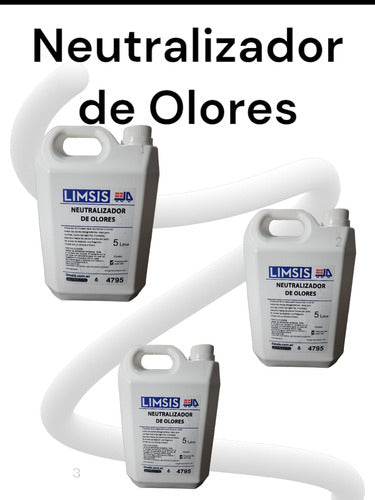 Limsis Neutralizador De Olores Para Mascotas 3 Unidades X 5 Litros 0