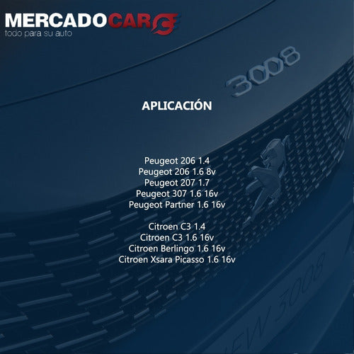 Oil Filter Cap Peugeot 206 1.4 8v - 2012 2