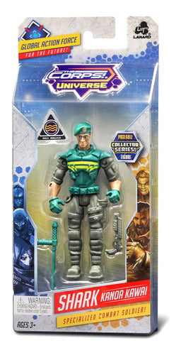 The Corps Shark Simil Gijoe Action Figure Articulated Doll 1