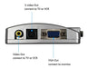 Adaptador Vga A Rca, Convertidor De Video Compuesto Av S A V 3