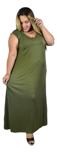 Elegant Long Dress Plus Sizes Comfortable and Ample Special Size 7