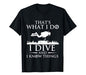 Scuba Diving Shirts Camiseta Buceo Color Negro 0