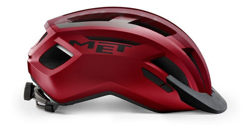 MET Allroad Helmet with Visor and Rear Light - MTB Road Cycling 8