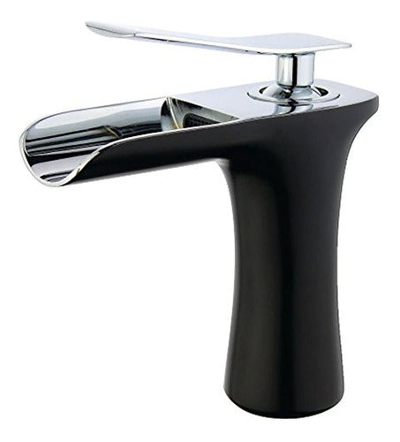 Kingston Brass Laton LS8427QLL Executive Bathroom Faucet Matte Black/Polished Chrome 0