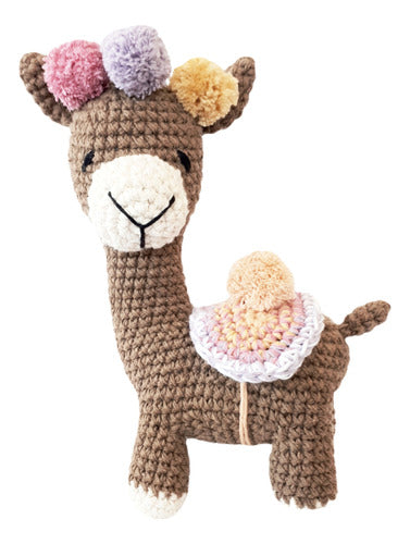 Andy Crochet Studio Peluche Llama Tejido Crochet Amigurumi Decoración Algodón 4