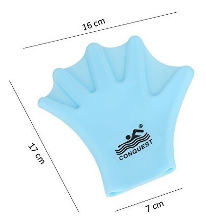 Tearcam Aquatic Gloves For Kids, Kids Silicone Webbed Bionic Swim Gloves 1