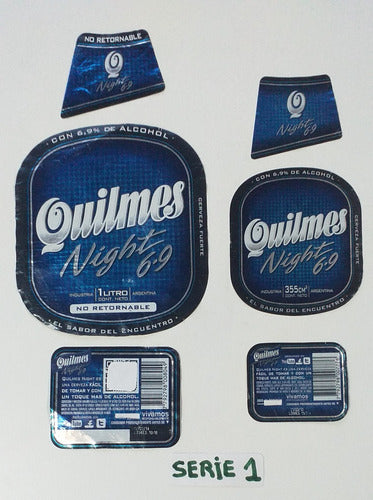 Quilmes 1890 Y Night 6.9 --5 Juegos Etiquetas Diferent (578) 3