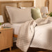 King Size Embossed Bedspread with Sherpa 8