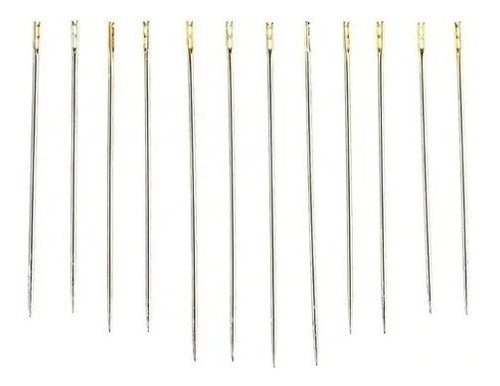 AVIOINDUMENTARIA Easy Threading Needles - Blind Sewing Needles (48 Units) 0