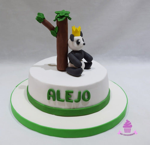 SS GOURMET Torta Oso Panda Rey - Torta Tematica Personalizada 0