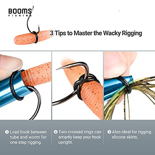 Herramientas De Aluminio Wacky Rig De Pesca Para Gusanos 2