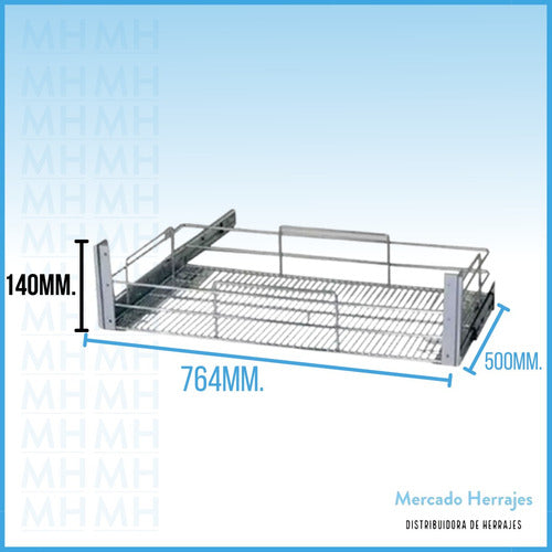 Canasto Rejilla Bajo Bacha 500x140x764 Accesorios Cocina 1