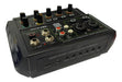 GCM Mixer Consola 4 Canales Alimentacion Usb Y 2 Salidas Celular 0