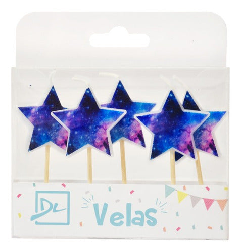 DL Velas Estrellas Del Espacio X 5 0