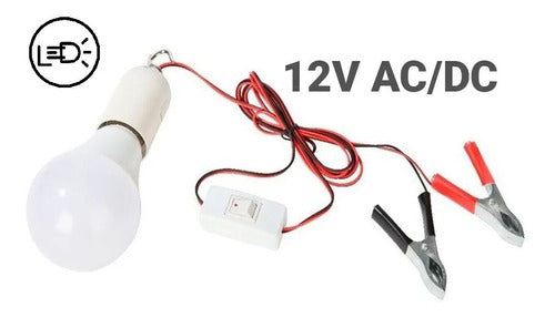 Werke 12 Volts Lámpara Led 12w Dc + Portatil - Ideal Camping 0