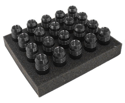 HFI Performance JDM 12x1.25 Black Lug Nuts x20 - Spa Turbo 0