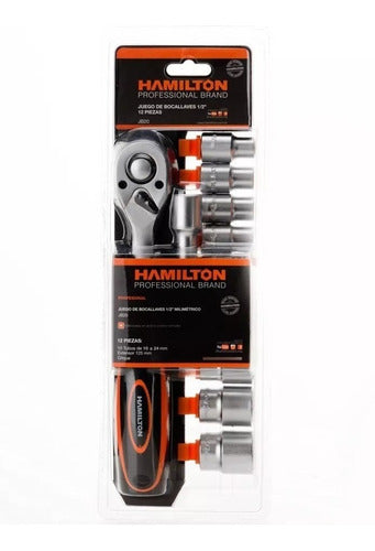 Hamilton Juego Set Tubos Bocallave 1/2 12pz Crique 72T 0