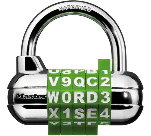 Candado Master Lock / Combinacion Letras Y Numeros Mod.1534d 0