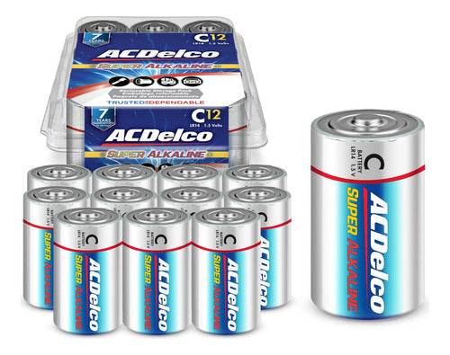 ACDelco C - Alkaline Batteries, AC261, 12-Pack, 1 0