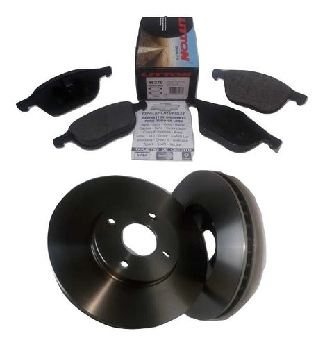 MZ Litton Brake Disc and Pad Kit for Ford EcoSport Kinetic 0