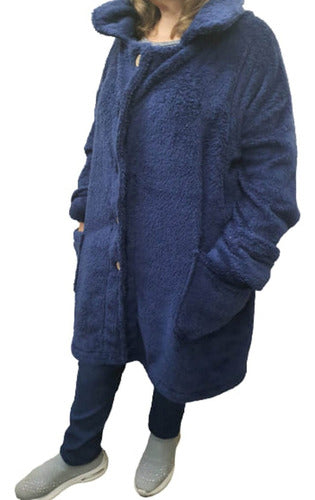 Plush Reversible Coat with Pockets Sizes 14 and 16 6