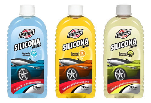 Speedway Liquid Silicone for Cars Mixed Pack of 12 Units 1