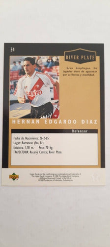 Upper Deck Carta Hernan Edgardo Diaz 95 1