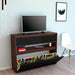 Shoe Cabinet Organizer TV Stand with Doors and Drawers 4