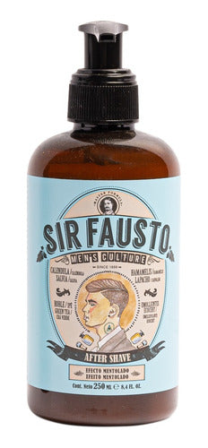 Sir Fausto Men's Culture Grooming Kit - Beard Shampoo, Hair Shampoo, and After Shave - Sir Fausto Shampoo Barba + Cabello + After Shave