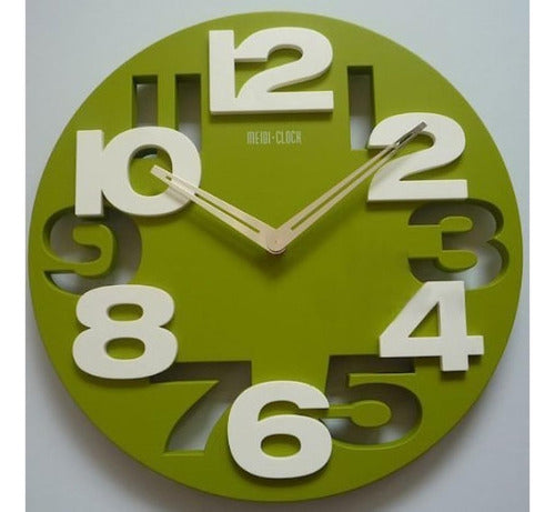 3d Big Digit Modern Contemporary Home Decor Ronda Reloj De P 0