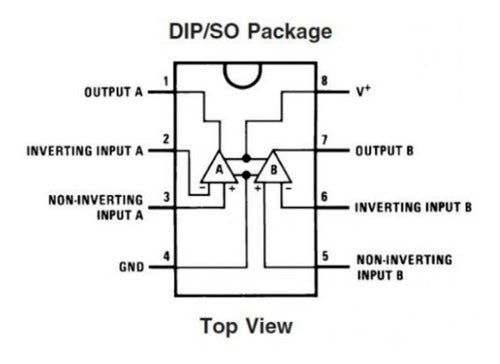 Nubbeo Lm358 Dip Operational Amplifier 1