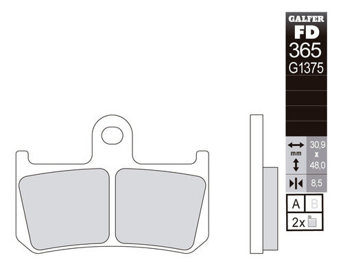 Pastilla Freno Cerámica Yamaha R1 07/14 (fa261) 1