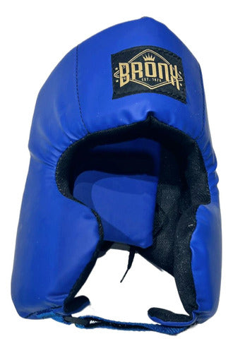 Cabezal Con Pomulo Bronx Boxeo Azul Kick Boxing Thai 0