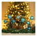 LUCKYCHRIS Christmas Ball Ornaments, Blue Christmas Tree Decoration 3