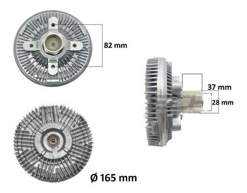 USMW Viscous Coupling for Jeep Grand Cherokee Dodge Ram 94/98 5.2 5.9 4