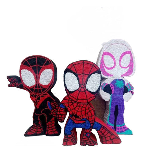 Decor Arte Piñata Spidey Y Sus Amigos - Spiderman - Hombre Araña 0