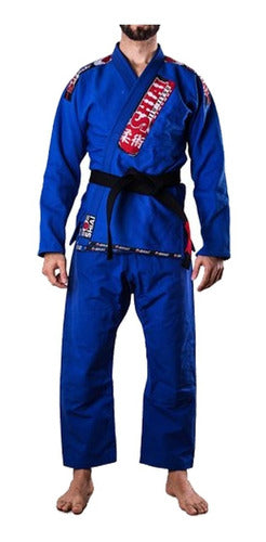 Shiai Classic Traje Jiu Jitsu Tramado Resistente Bjj Safit 0