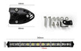 Barra 12 Led Ultra Slim 36w 33cm 3240lm 12/24v Hilux Amarok 1