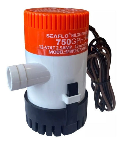 SEAFLO 750 GPH 12V 2.5 Amp Submersible Bilge Pump 2