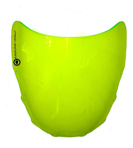 Parabrisa Motos Kawasaki Zx 6 Verde Fluor Burbuja Zzr600 Zx6 0