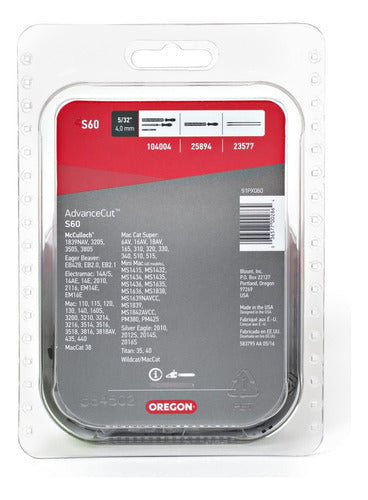 Oregon S60 Advancecut - Replacement Chainsaw Chain 3